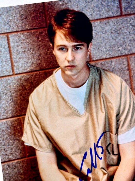 Edward Norton – Authentic Signed Photo as Aaron Stampler, Verzamelen, Film en Tv