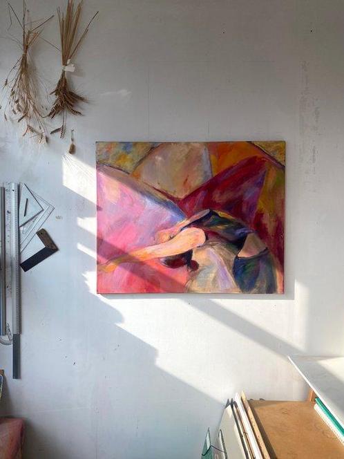 Mariia Kologreeva - Heart Opening, Antiek en Kunst, Kunst | Schilderijen | Modern
