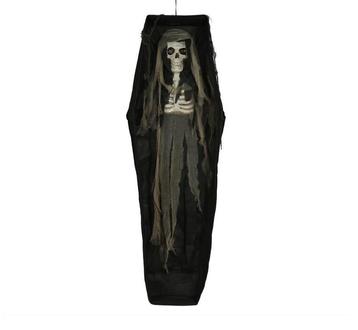 Halloween Pop Skelet In Doodskist 1,6m beschikbaar voor biedingen