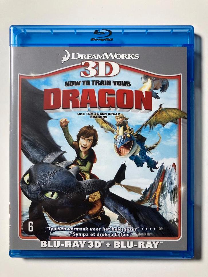 HOW TO TRAIN YOUR DRAGON (2D + 3D) (BLURAY), Cd's en Dvd's, Blu-ray, Gebruikt