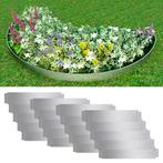vidaXL Grasboorden 20 st 100x20 cm gegalvaniseerd staal, Tuin en Terras, Verzenden, Nieuw