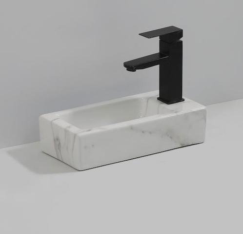 SALE - Ares 37 rechts - Glans marmer - Toiletfontein -  -  -, Doe-het-zelf en Bouw, Sanitair, Nieuw, Ophalen of Verzenden