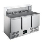 Pizzawerkbank | 402L | 3 Deuren (1/1 GN) | Boven 8x 1/6 GN, Verzenden