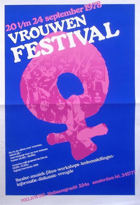 Vrouwenfestival 1978 (lijst optie, Posters), Verzamelen, Posters, Nieuw, Overige onderwerpen, Met lijst, Verzenden