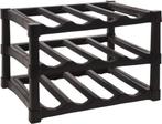 2dekans | Excellent Houseware Wijnrek / flessenrek - Zwart -, Huis en Inrichting, Ophalen of Verzenden, Nieuw