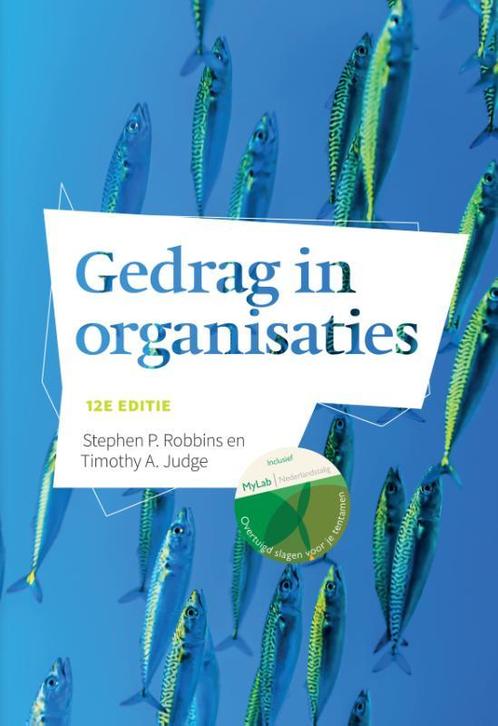 Gedrag in Organisaties, 12 editie met MyLab NL toegangscode, Boeken, Schoolboeken, Zo goed als nieuw, Verzenden