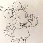 Walt Disney of 1933 - Originele animatietekening van Minnie, Nieuw