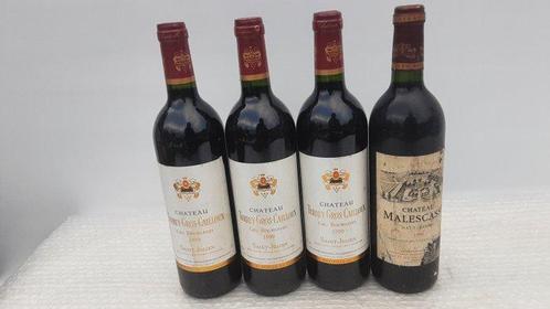 1999 Château Terrey-Gros-Cailloux 1996 chateau malescasse -, Verzamelen, Wijnen