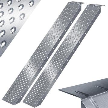 2X Oprijplaat - maximaal 400 kg - 160 cm - verzinkt  - beschikbaar voor biedingen