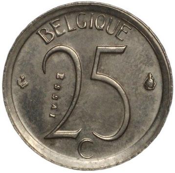 Belgique. Baudouin Ier. 25 Centimes ESSAI / PATTERN 1964 FR