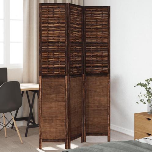 vidaXL Kamerscherm met 3 panelen massief paulowniahout, Huis en Inrichting, Woonaccessoires | Overige, Nieuw, Verzenden