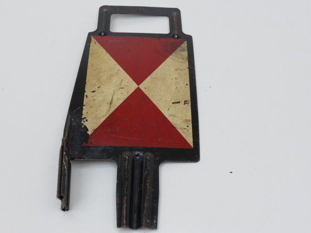 DB Zugschluss Schild (e 1:1, Spoorwegen 1:1), Verzamelen, Spoorwegen en Tram, Overige typen, Gebruikt, Ophalen of Verzenden