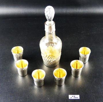 Eugène Lefebvre - Paris - Service à liqueur pour 6 personnes