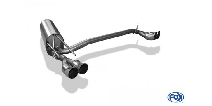 FOX Opel Calibra A einddemper uitgang rechts/links - 2x76 ty, Autos : Pièces & Accessoires, Systèmes d'échappement, Envoi