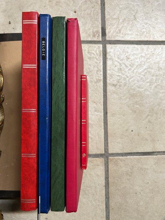 België - Set van 5 grote Postzegel boeken; 2 x België (3x, Postzegels en Munten, Postzegels | Europa | België