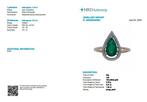 Trouwring - 14 karaat Geel goud - 1.65ct. tw. Smaragd -