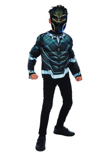 Black Panther Kostuum Kind 7/8 jaar, Kinderen en Baby's, Verzenden, Nieuw