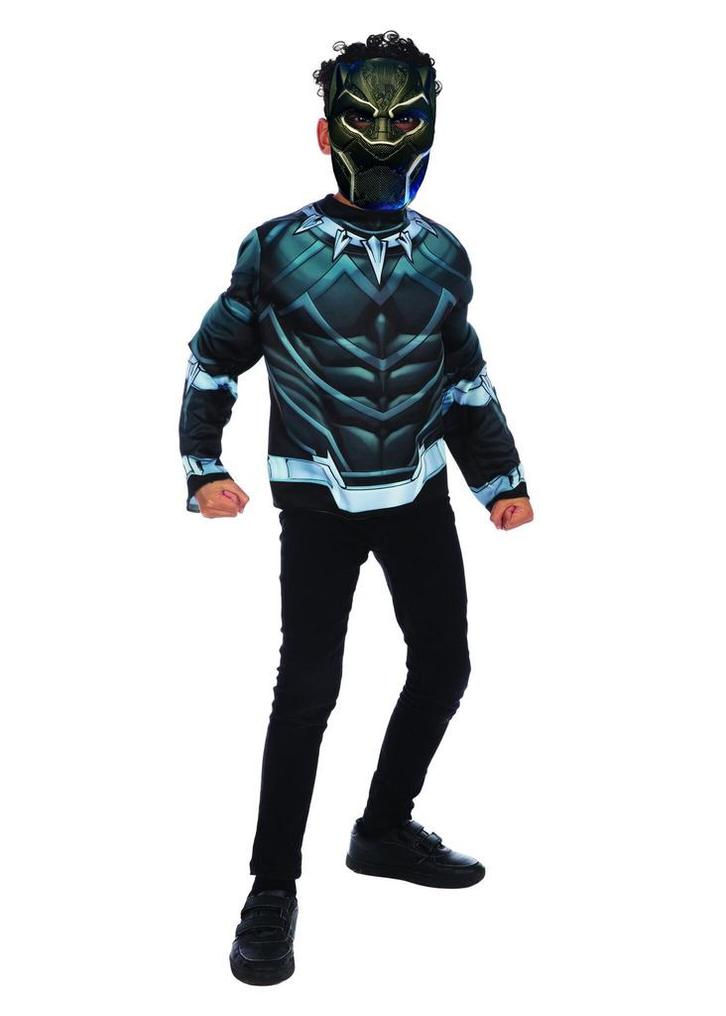 Black Panther Kostuum Kind 7/8 jaar, Kinderen en Baby's, Carnavalskleding en Verkleedspullen, Nieuw, Verzenden