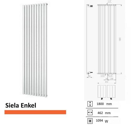 Designradiator Plieger Siena Enkele Variant 1094 Watt, Doe-het-zelf en Bouw, Sanitair, Overige typen, Nieuw, Ophalen of Verzenden