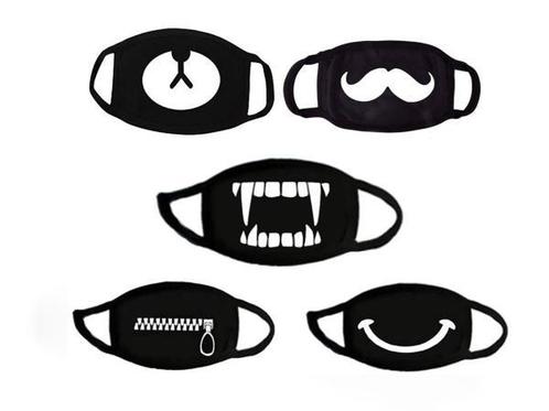 Veiling - Set van komische mondmaskers, Handtassen en Accessoires, Uiterlijk | Mondverzorging, Nieuw
