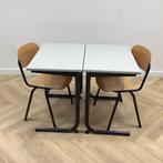 Tweedehands complete school set Galvanitas, 10 stoelen + 10, Huis en Inrichting, Stoelen, Gebruikt, Hout, Eén