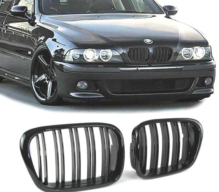 DOUBLE CALANDRE BMW E39 NOIR BRILLANT, Autos : Pièces & Accessoires, Carrosserie & Tôlerie, Envoi
