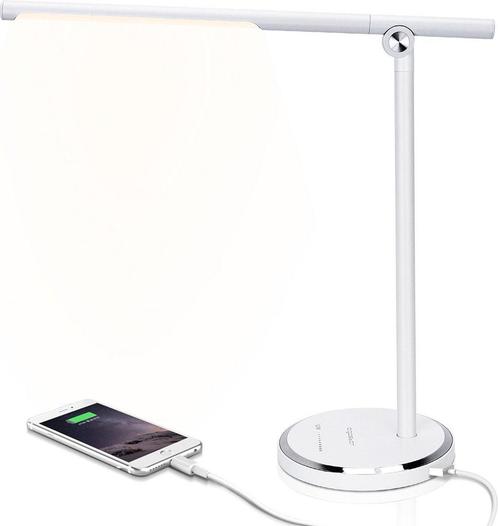 Aigostar Bureaulamp LED -  Dimbaar - Smart Touch - Wit, Huis en Inrichting, Woonaccessoires | Overige, Verzenden