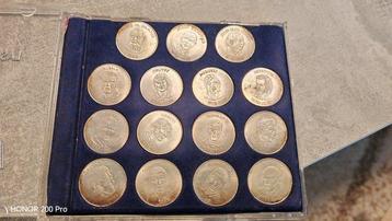 Spanje. Las Monedas del Barça Set Barcelona sterling, Postzegels en Munten