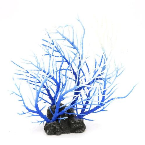 Aquariumdecoratie / Koraal blauw,wit As-139, Dieren en Toebehoren, Vissen | Aquaria en Toebehoren, Nieuw, Verzenden