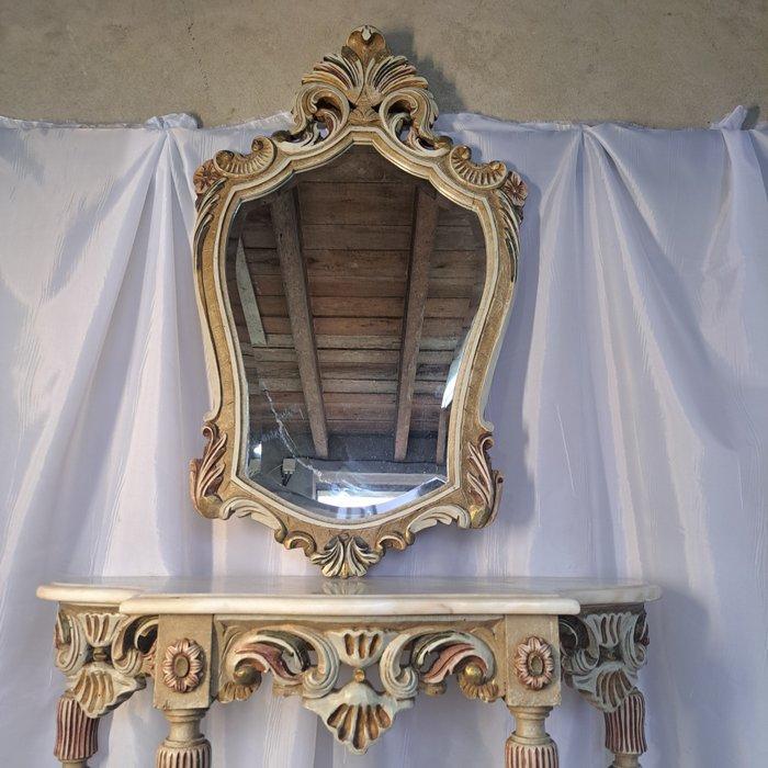 Wandtafel - Hout, Marmer, Antiek en Kunst, Antiek | Overige Antiek