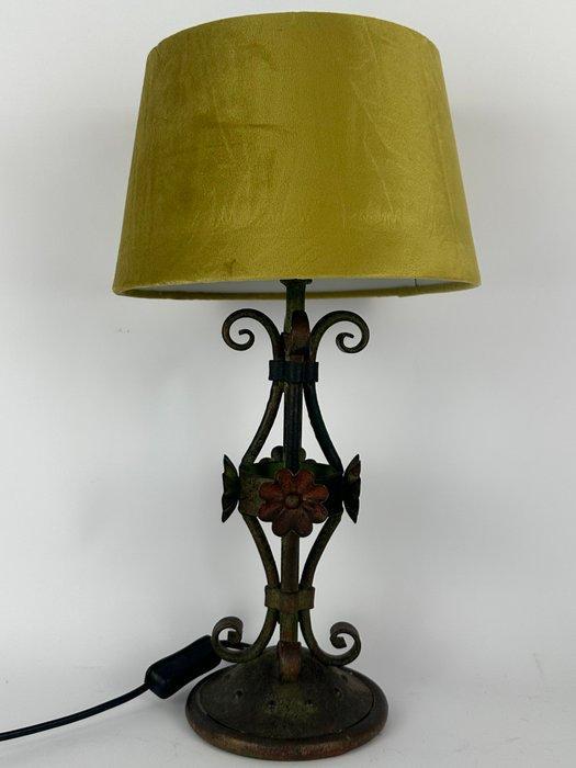 Tafellamp - IJzer - Een ijzeren bloem lamp, Antiek en Kunst, Curiosa en Brocante