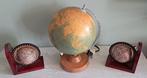geen idee - Lampe à poser en forme de globe (3) - Bois -, Antiek en Kunst