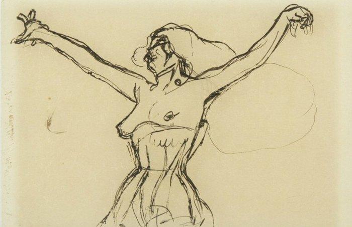 Anselmo Bucci (1887-1995) - La danzatrice, Antiek en Kunst, Kunst | Schilderijen | Klassiek