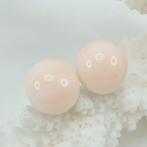 Corail - Argent - Boucles doreilles - Corallo Rosa, Antiquités & Art