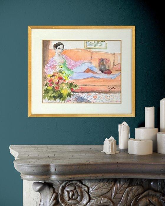 Marie Louise Ogier ( 1912-2003 ) - La belle inconnue, Antiek en Kunst, Curiosa en Brocante