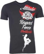 Joya Attitude T-Shirt Katoen Zwart, Kleding | Heren, Sportkleding, Verzenden, Zwart, Vechtsport, Joya