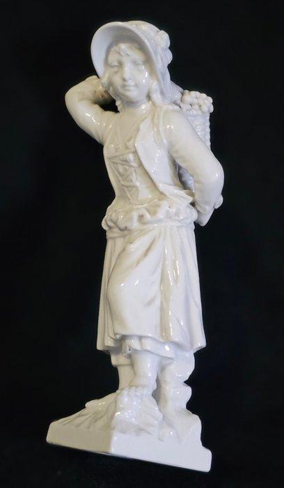 KPM - Beeldje - Berlin- La porteuse de fruits - Porselein, Antiek en Kunst, Antiek | Glaswerk en Kristal