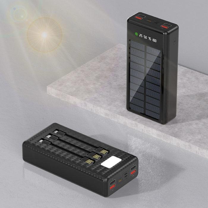 100.000mAh Solar Powerbank met 4 Poorten en 3 Types, Telecommunicatie, Powerbanks, Nieuw, Verzenden