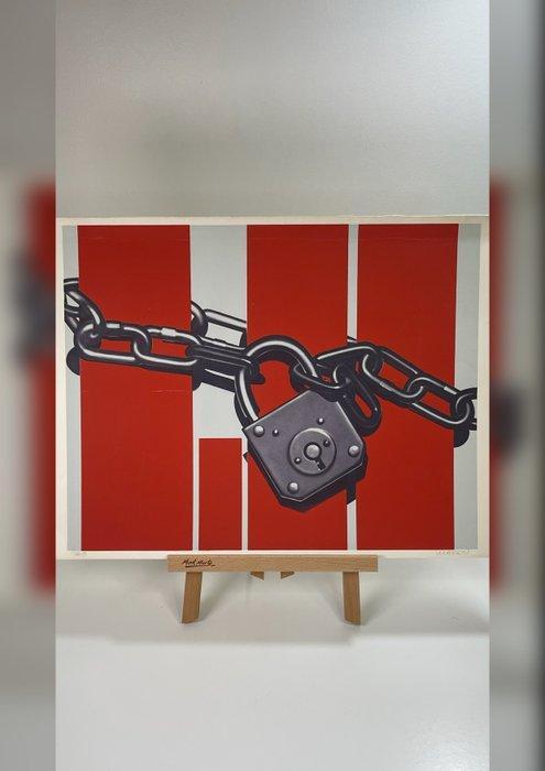 Peter Klasen (1935) - Les machines divorcées – Sérigraphie, Antiquités & Art, Antiquités | Autres Antiquités