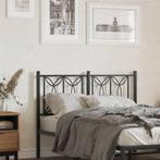 vidaXL Hoofdbord 120 cm metaal zwart, Huis en Inrichting, Slaapkamer | Bedden, Verzenden, Nieuw