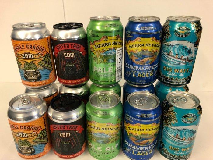 Kona, EBM & Sierra Nevada - Divers ales - voir la, Collections, Vins