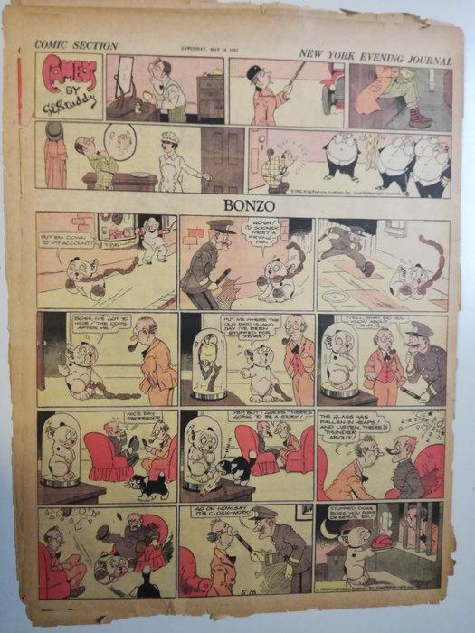 Bonzo - Cameos - 7 Krantenpaginas en strips - 1932, Boeken, Strips | Comics