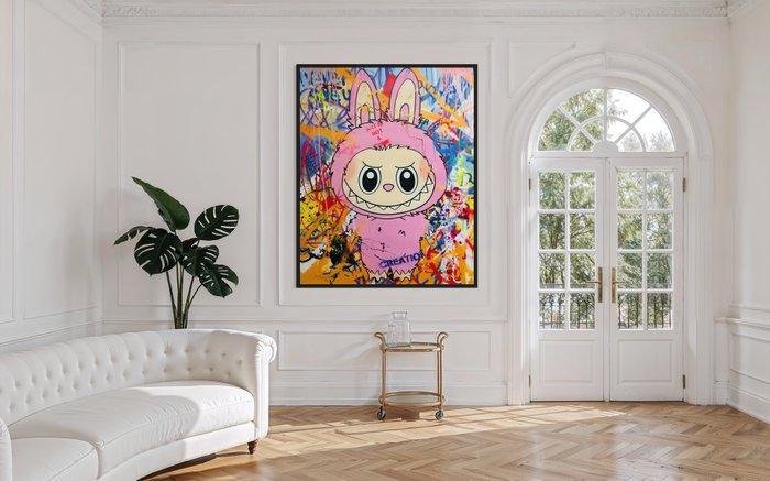 CASPA - Labubu Rose, Antiek en Kunst, Kunst | Schilderijen | Modern