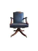 Bureaustoel - Chesterfield swivel desk chair - Mahonie