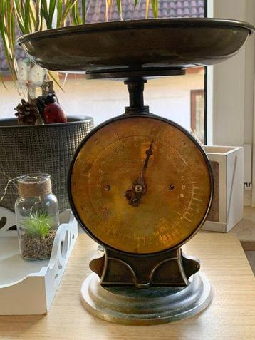 Rare Late 1800s to Early 1900s Salter’s Family Scale with, Antiek en Kunst
