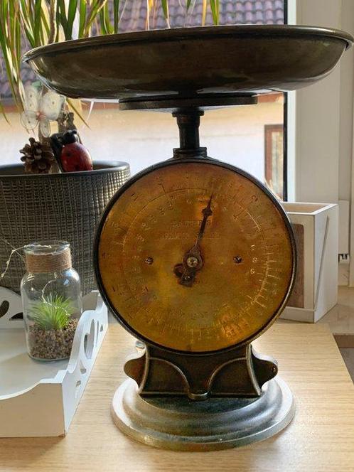 Rare Late 1800s to Early 1900s Salter’s Family Scale with, Antiek en Kunst, Antiek | Overige Antiek