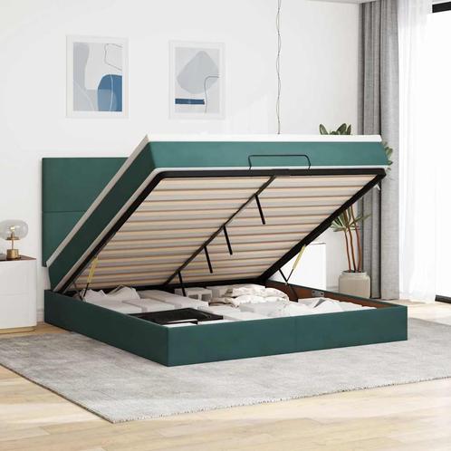 vidaXL Ottoman bed met matrassen 160x200cm fluweel, Huis en Inrichting, Slaapkamer | Bedden, Nieuw, Verzenden