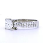 Ring Platina - 1.50ct. tw. Diamant (Natuurlijk) - Diamant -, Handtassen en Accessoires, Ringen, Nieuw