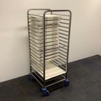 Regaalwagen RVS RWR 161 Blanco + 94 dienbladen, Zakelijke goederen, Horeca | Overige