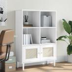 vidaXL Boekenkast SENJA rattan-look 90x35x130 cm grenenhout, Huis en Inrichting, Kasten | Boekenkasten, Verzenden, Nieuw